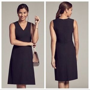 MM Lafleur The Annie Dress Aubergine Size 2, V-neck A-line